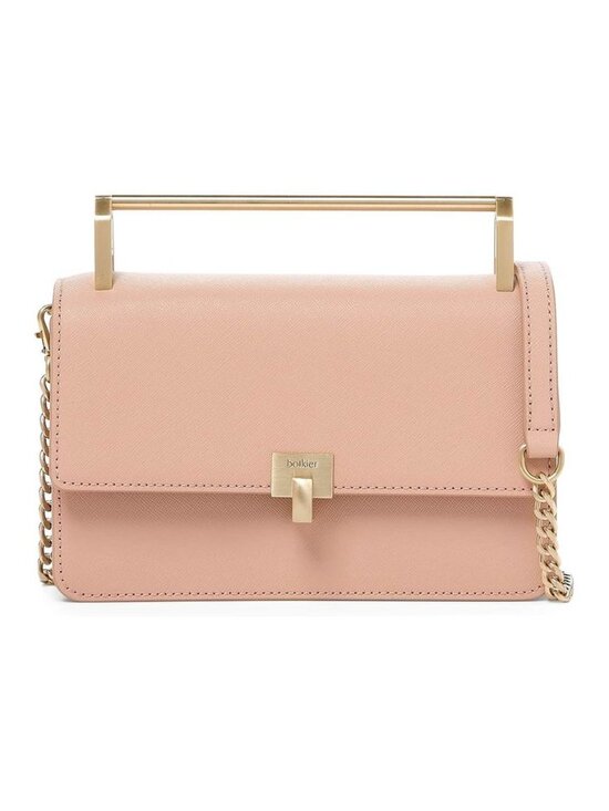 Botkier Handbags - Botkier Nude Blush Leather Crossbody with Gold Hardware